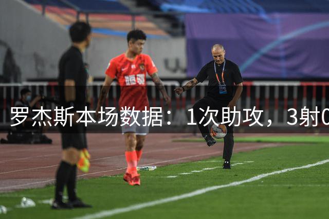 罗杰斯本场数据：1次助攻，3射0正，4次关键传球，评分8.2分